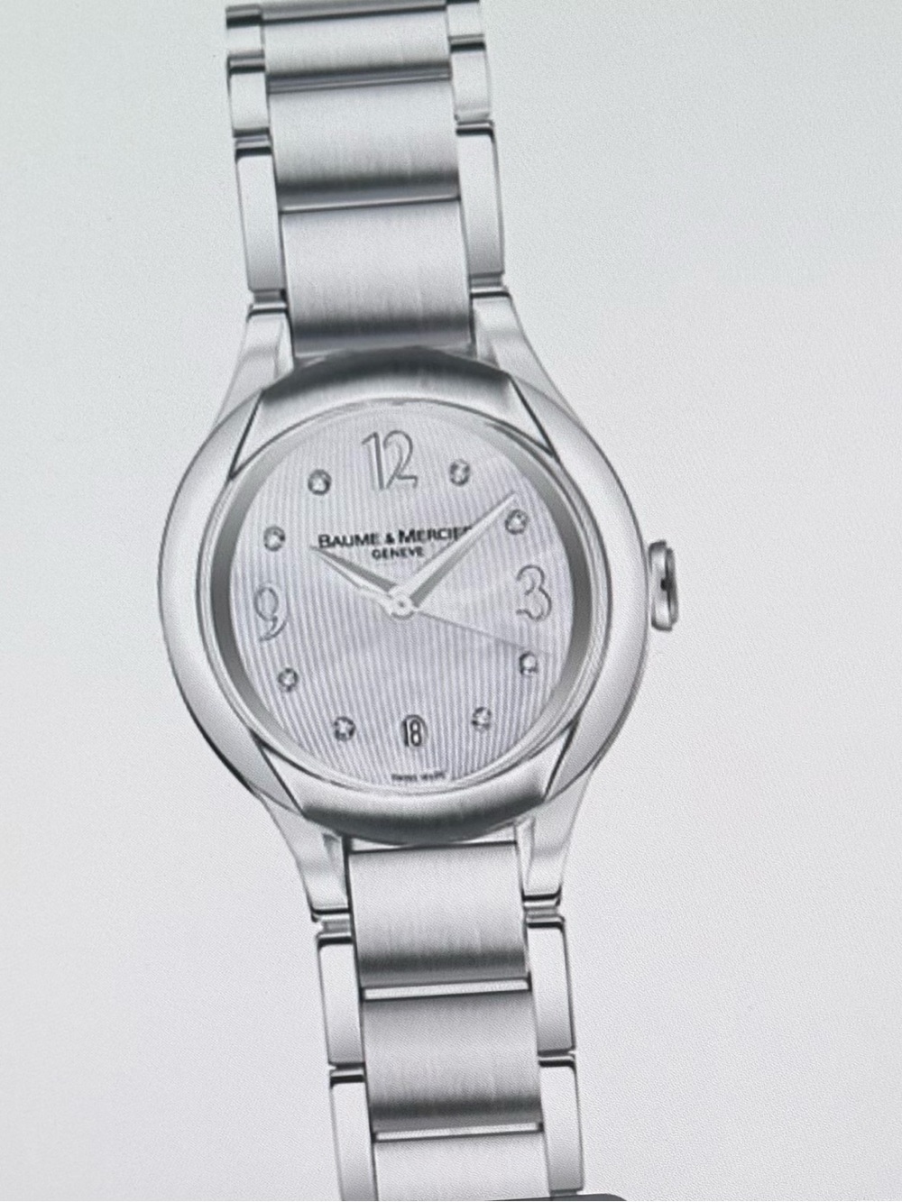 Baume & Mercier Stainless Steel Ladies Watch, llea 8769, model MOA8769 w box